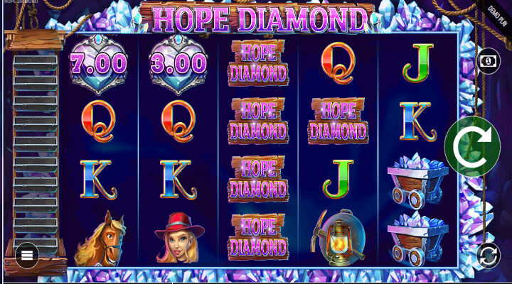 Recurso de wilds jogo de slot Hope Diamond